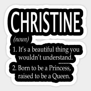 Christine Sticker